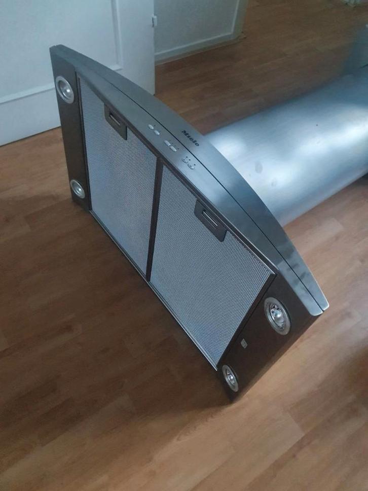MIELE eiland afzuigkap, Witgoed en Apparatuur, Afzuigkappen, Gebruikt, Vrijstaand, Eilandschouwkap, 600 tot 800 m³ per uur, Motor