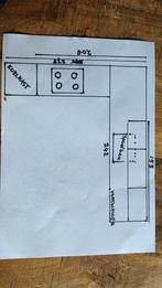 Complete Keuken met Apparatuur, Ophalen, Gebruikt, Wit, Hoekkeuken