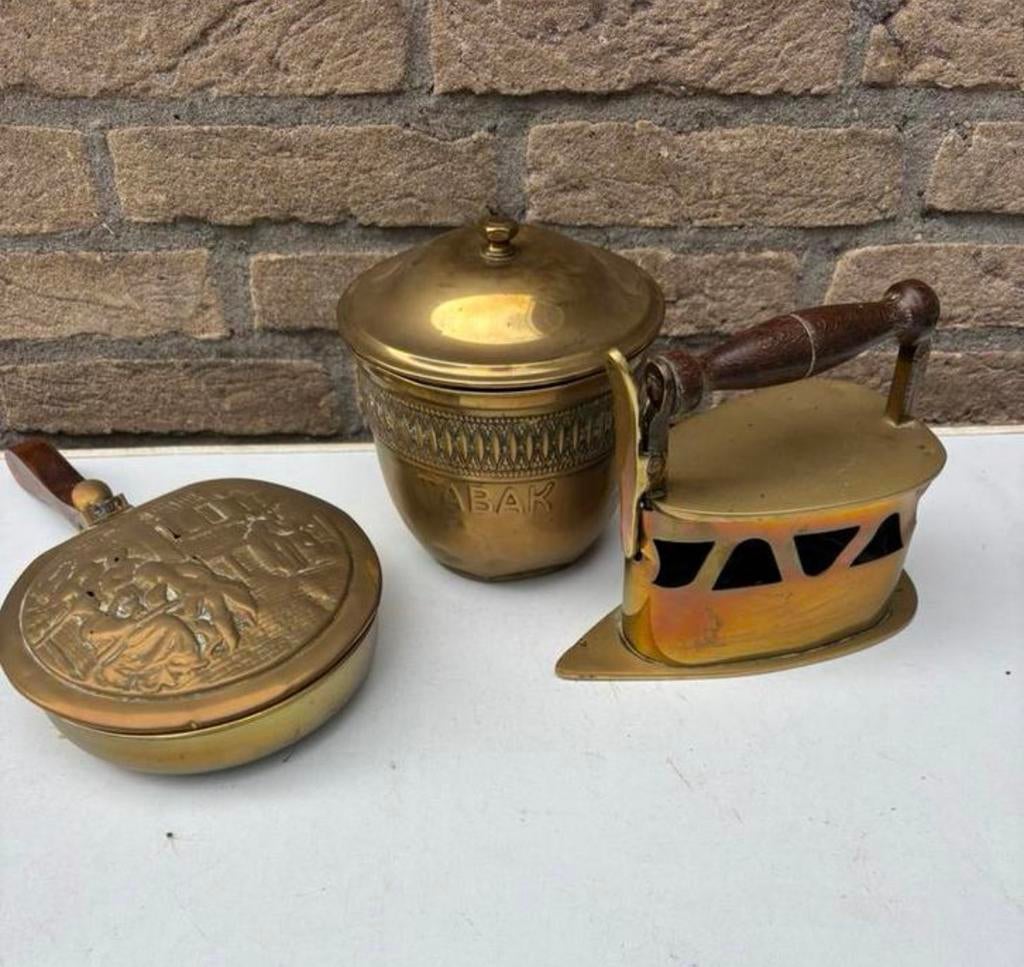Vintage diverse koperen woonaccesoires, Ophalen of Verzenden, Koper