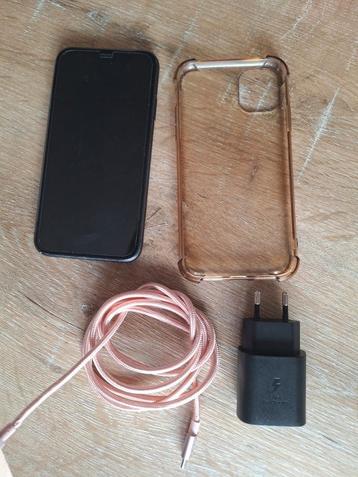 Iphone 11 zwart 64GB met screenprotector, lader en hoesje beschikbaar voor biedingen