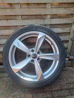 4 Borbet S silver velgen met banden, Auto-onderdelen, Banden en Velgen, Ophalen, 18 inch, Gebruikt, Winterbanden