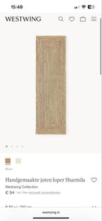 Nieuwe Westwing Juten Loper - 80x250 cm, Huis en Inrichting, Stoffering | Tapijten en Kleden, Ophalen, Beige, 50 tot 100 cm, Rechthoekig