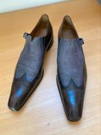 Exclusieve single monks instappers Gerard Sene smal 8 42, Loafers, Verzenden, Zwart, Zo goed als nieuw