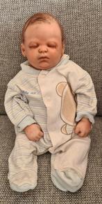 Schattige, realistische slapende reborn baby pop, Ophalen of Verzenden, Gebruikt, Babypop