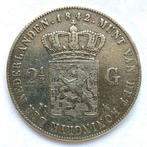 Nederland 2-1/2 Gulden 1842 Willem II Rijksdaalder Zilver, Ophalen of Verzenden, Zilver