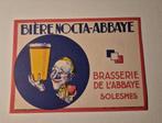 Bière Nocta-Abbaye jaren 40, Ophalen of Verzenden, Zo goed als nieuw, Reclamebord