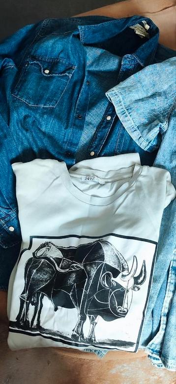 Heren Spijkerblouse en shirt Maat M beschikbaar voor biedingen