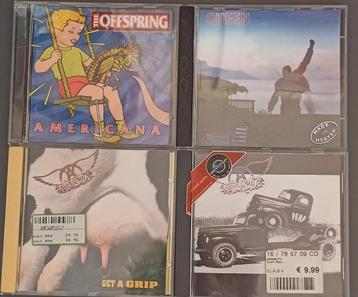 Rock/pop-punk cd's (Offspring,Aerosmith,Queen) beschikbaar voor biedingen