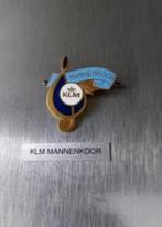 KLM wing mannenkoor met splitpen, Ophalen of Verzenden, Zo goed als nieuw, Patch, Badge of Embleem