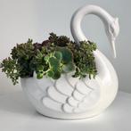 10 vintage ZWANEN bloempotten porselein retro brocante zwaan, Antiek en Kunst, Antiek | Keramiek en Aardewerk, Ophalen of Verzenden