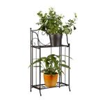 Plantenrek 2 etages zwart - nieuw in doos, Tuin, Minder dan 30 cm, Rond, Nieuw