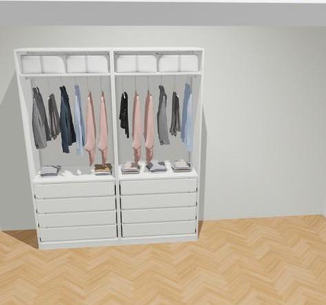 Ikea Pax Kast met Schuifdeuren - Mat Wit, Huis en Inrichting, Kasten | Kledingkasten, Zo goed als nieuw, 200 cm of meer, 50 tot 75 cm