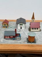 Trein huisjes, Hobby en Vrije tijd, Modeltreinen | N-Spoor, Overige merken, Gebruikt, Gelijkstroom of Wisselstroom, Brug, Tunnel of Gebouw