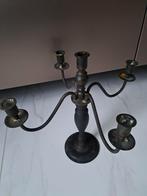 Prachtige antieke kandelaar messing, Antiek en Kunst, Antiek | Kandelaars, Ophalen, Koper of Brons