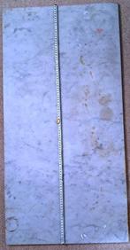 Wit gewolkte marmeren plaat ruim 1 cm x 50 x 100 cm, Ophalen, Gebruikt