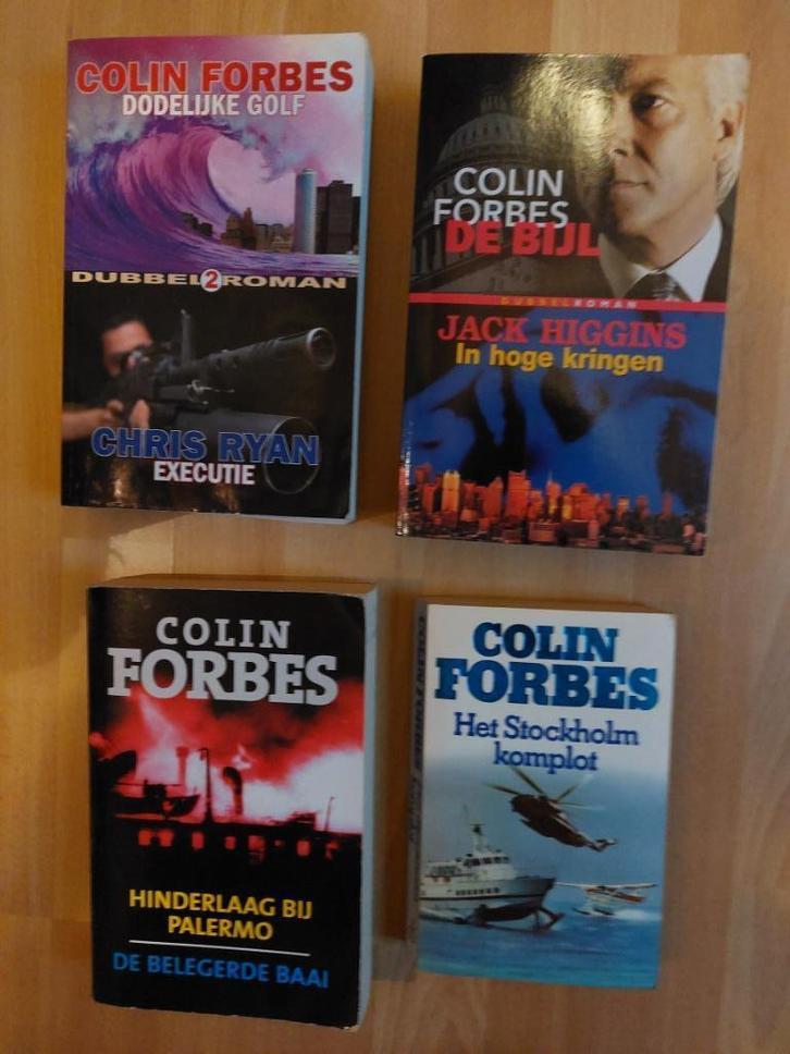 Boeken Collin Forbes, Jack Higgings en Chris Ryan, Boeken, Avontuur en Actie, Zo goed als nieuw, Ophalen of Verzenden