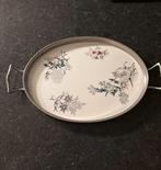 Antiek dienblad Schoonhoven met Tinnen rand, Ophalen of Verzenden