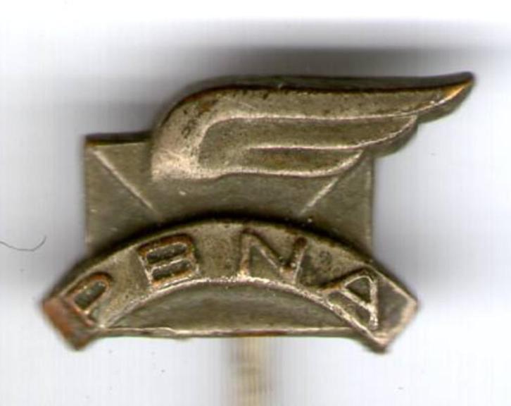 Koninklijke PBNA P.B.N.A. zilverkleurig speldje ( B_041a ), Verzamelen, Speldjes, Pins en Buttons, Zo goed als nieuw, Speldje of Pin