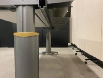 Bureau met slinger en kabelgoot 180x80xH62-84 cm, 190stuks - afbeelding 12