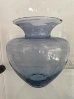 Blauwe Copier vaas Leerdam vaas, Antiek en Kunst, Antiek | Glas en Kristal, Ophalen of Verzenden