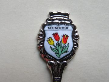 Lepeltje Keukenhof Lisse gekleurde tulpen porselein beschikbaar voor biedingen