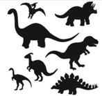 Muursticker figuursticker decoratiesticker vel dino's, The River House, Info@theriverhouse.nl, Nieuw, Ophalen of Verzenden