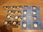 Zilveren 10 euro munten coincards, Postzegels en Munten, Munten | Nederland, Koningin Beatrix, Zilver, Euro's, Ophalen of Verzenden