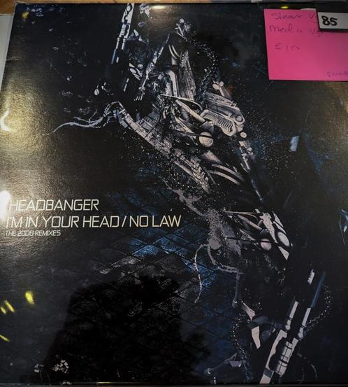 Headbanger* – I'm In Your Head / No Law (The 2008 Remixes), Cd's en Dvd's, Vinyl | Dance en House, Gebruikt, Techno of Trance