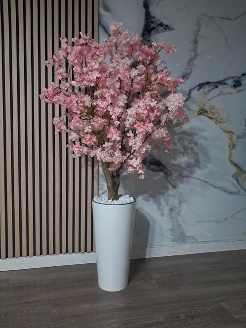 Bloesemboom/ nieuwe bloesemboom roze kleur incl pot, Huis en Inrichting, Woonaccessoires | Kunstplanten en Kunstbloemen, Zo goed als nieuw