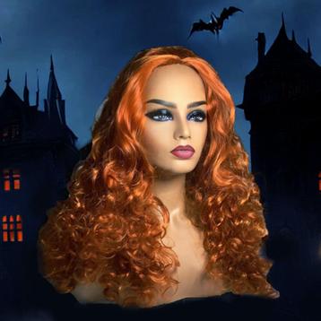 Halloween prinses Merida pruik rood krullend haar beschikbaar voor biedingen