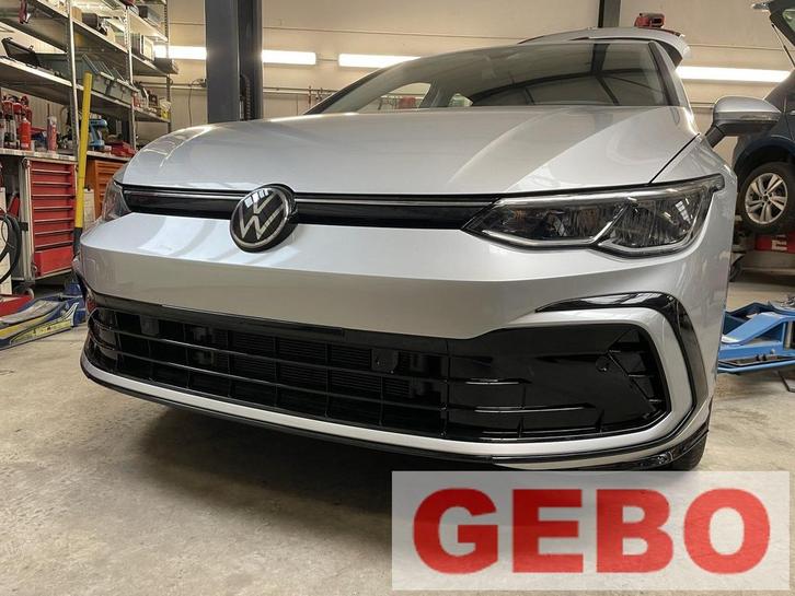Volkswagen Golf 8 r-line voorkop motorkap bumper spatbord ko, Auto-onderdelen, Carrosserie en Plaatwerk, Bumper, Volkswagen, Gebruikt