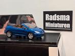 Peugeot 307 CC - Blauw - phase 1 - 1:43 Norev, Hobby en Vrije tijd, Modelauto's | 1:43, Auto, Norev, Ophalen of Verzenden, Zo goed als nieuw