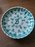 Delfts Blauw Schoteltje groen geschilderd, Porceleyne fles., Antiek en Kunst, Ophalen of Verzenden