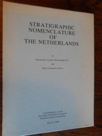 Stratigraphic nomenclature of the Netherlands deel 32 beschikbaar voor biedingen