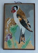 Westraven cloisonne tegel met Putter , Vogel., Antiek en Kunst, Ophalen