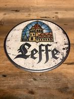 Metalen wandbord Leffe rond 20 cm, Verzamelen, Merken en Reclamevoorwerpen, Ophalen of Verzenden, Zo goed als nieuw, Reclamebord
