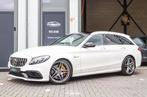 Mercedes-Benz C-klasse Estate AMG C63 PANO | NIGHTPAKKET | M, Auto's, Automaat, Achterwielaandrijving, Wit, Leder