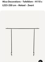 Sierstang voor tuintafel met tafelklem, deco tafelstang, Ophalen, Nieuw