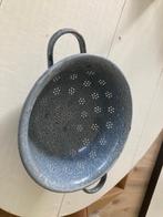 licht grijs gewokte grote vergiet, Ophalen of Verzenden