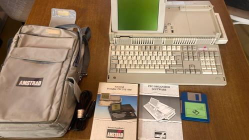 Vintage - Amstrad PPC512 draagbare computer in tas., Computers en Software, Vintage Computers, Ophalen