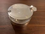 Ercuis Cheese pot with crystal bakje, Ophalen, Zilver
