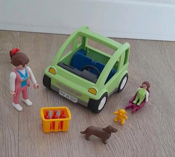 Playmobil 3069 - Groene Auto met Accessoires beschikbaar voor biedingen