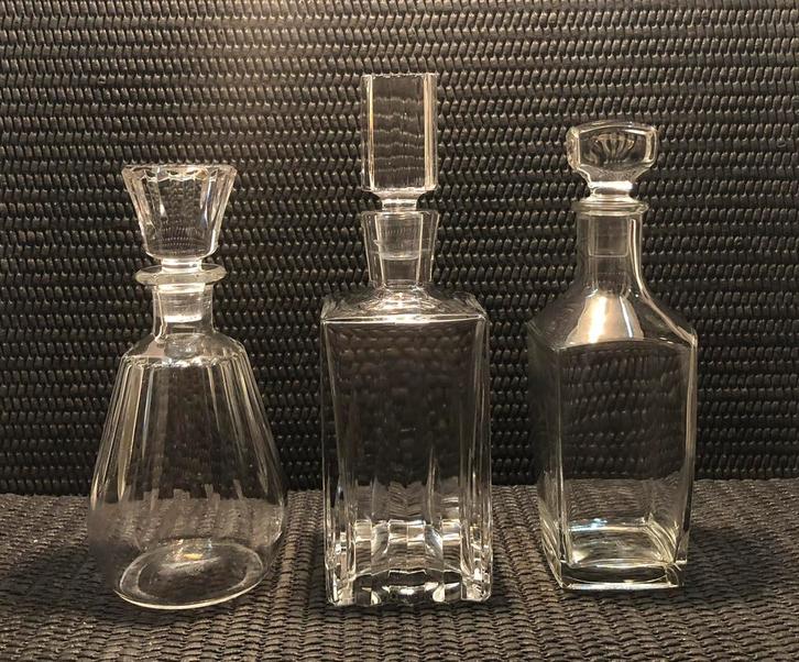 Vintage Luminarc kristallen karaf set, Antiek en Kunst, Antiek | Glas en Kristal, Ophalen