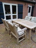 Teak&Garden teakhouten tuinset., Tuin en Terras, Bank, Teakhout, Gebruikt, Ophalen