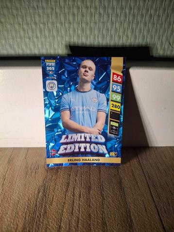Erling Haaland Limited Edition Spelerskaart beschikbaar voor biedingen