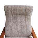 L. Olsen & Son Mobelfabrik (DK) vintage fauteuil, Ophalen, Hout, Gebruikt, 75 tot 100 cm