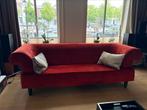 Velvet bankstel terracotta kleur. Moet weg ivm verhuizing!, Ophalen of Verzenden, Zo goed als nieuw