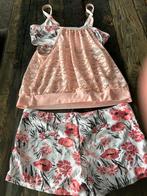 Roze tankini met Bloemenprint -bijna nieuw.Maat XL, Ophalen of Verzenden, Zo goed als nieuw, Roze, Bikini