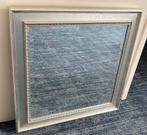 Vierkante spiegel 75 x 75 cm met ( blad)zilververf, Huis en Inrichting, Woonaccessoires | Lijsten, Ophalen, Zo goed als nieuw
