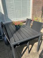 Tuinset, Tuin en Terras, Tuinsets en Loungesets, Ophalen, 4 zitplaatsen, Kunststof, Zo goed als nieuw